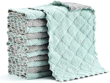 Hypermotion Microfiber Cleaning Cloth, Kitchen Towels, Double-Sided Microfiber by Hypermotion