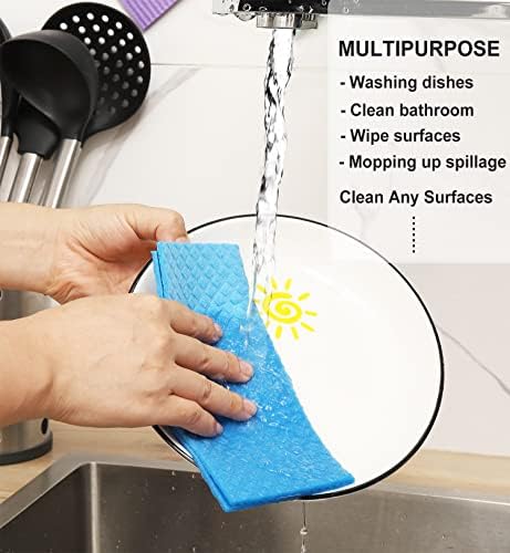 Swedish Dish Cloths 10 Pack for Kitchen Washing Dishes - Image 5
