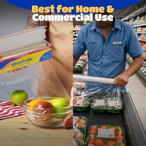 Stretch Tite Plastic Wrap For Food - Image 6