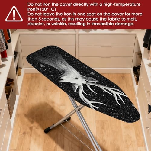 Nuxovilar Winter Deer Sketch Ironing Board Cover 15x54 Polyester - Image 4