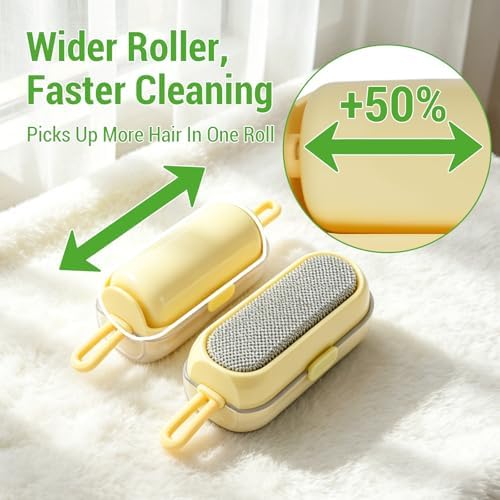 Mini Lint Brush/Roller, 2-in-1 Lint Remover - Image 3