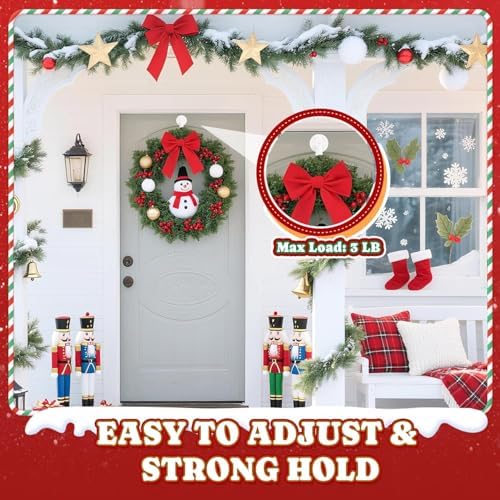 Magnetic Wreath Hanger, 2 Pack Heavy Duty Magnets - Image 5