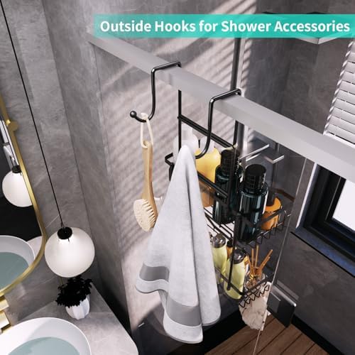 HapiRm Hanging Shower Caddy Over the Door - Image 6