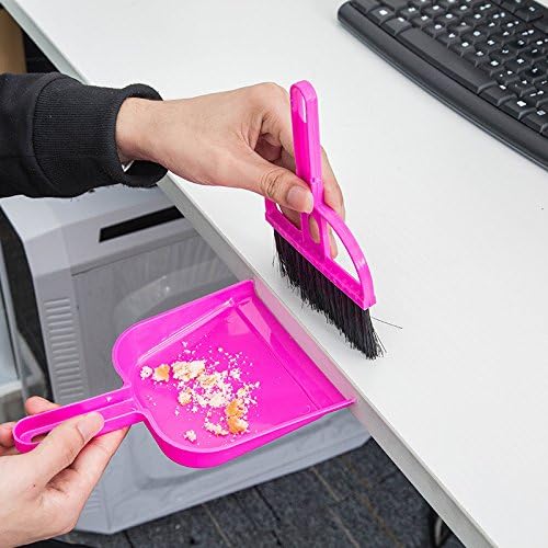 TOPZEA 6 Pack Mini Dust Pan and Brush Set, Mini Hand Broom Dustpan Set Hand - Image 6