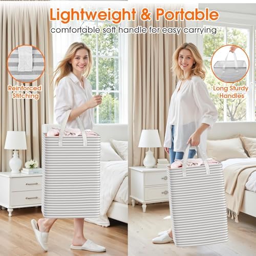 3-Pack Laundry Basket, Collapsible Laundry Hampers - Image 6