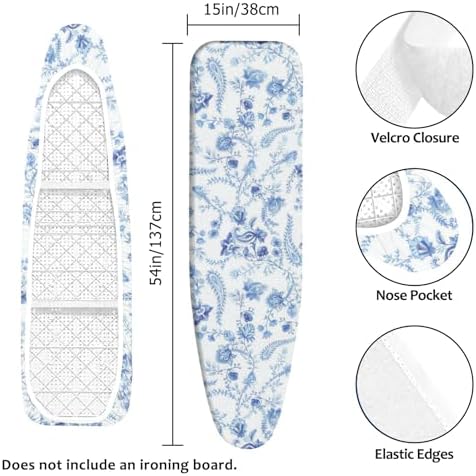 Padded Ironing Board Cover, 15 * 54 in Standard Size Ironing Board Covers - Image 2