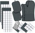 Oven Mitts Pot Holders Sets/Kitchen Towels and Dishcloths, Oven Gloves Kitchen by BSKSSK