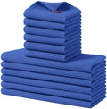 Homaxy 12 Pack 100% Cotton Kitchen Towels and Dishcloths Set by Homaxy