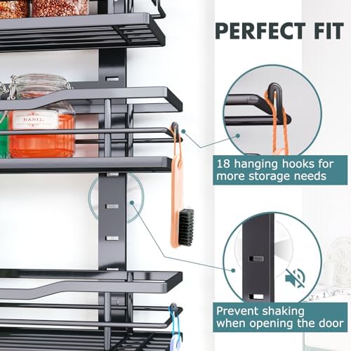Eastherry Over The Door Pantry Organizer，9-Tier Over The Door Organizer - Image 6