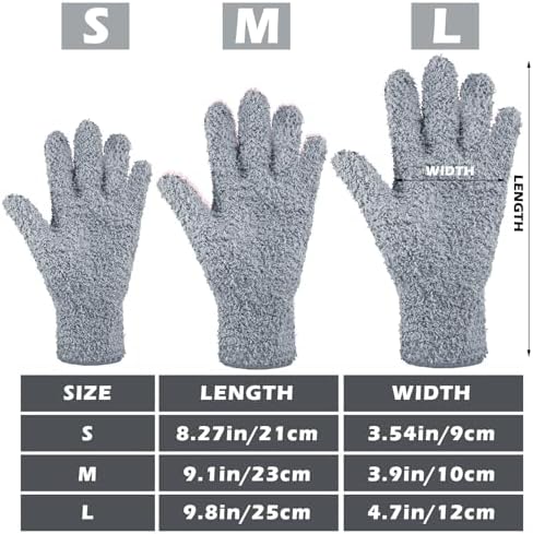 Patelai 3 Pairs Microfiber Dusting Gloves - Image 3