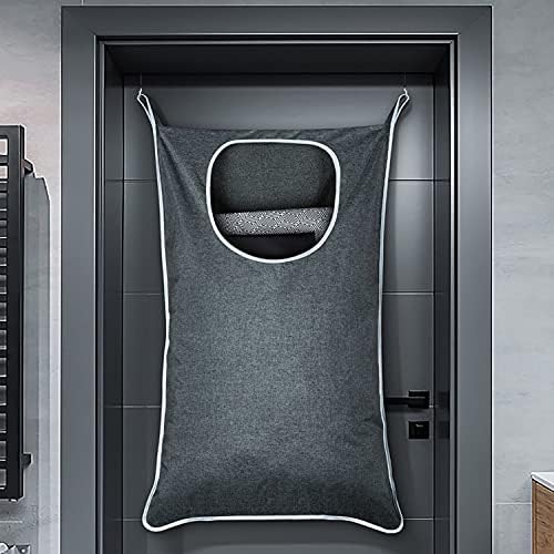 XL Hanging Laundry Hamper, Over the Door Laundry Hamper and Baskets, Wide - Image 6