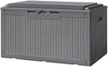 Greesum 100 Gallon Resin Deck Box Large Outdoor Storage by BuynowfromGreesum