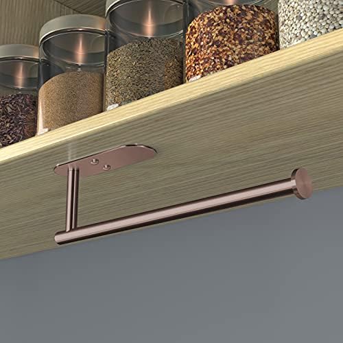VAEHOLD Adhesive Paper Towel Holder Under Cabinet Wall Mount - Image 5