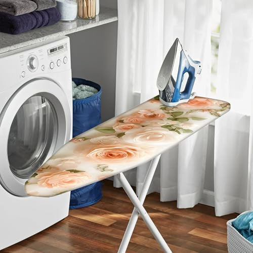 Nuxovilar Blush Pink Roses Ironing Board Cover 15x54 Polyester - Image 6