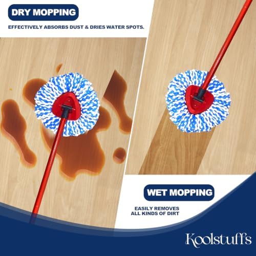 Spin Mop Replacement Head, 3 Pack Refills - Image 5