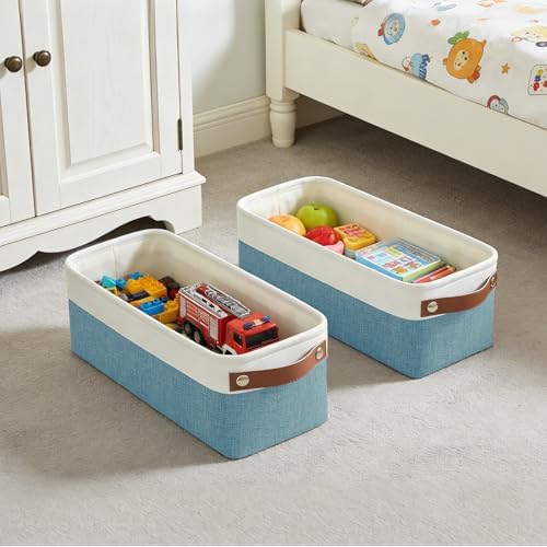 Bagnizer Small Fabric Storage Baskets, Decorative Basket - Image 4