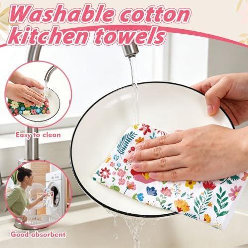 IANFEPH 36 Pack Reusable Paper Towels Roll, Washable Paperless Cotton Cloth - Image 5