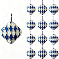 Decorative Geometric Shower Curtain Hooks, Rustproof Metal Shower Hooks by Unknown