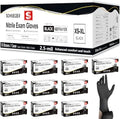 Schneider Black Nitrile Gloves, Gloves Disposable Latex Free, Powder Free by Schneider