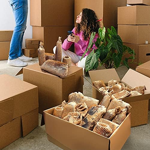 Honeycomb Packing Paper, Recyclable Moving Supplies Bubble Packing Wrap - Image 6