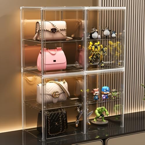 GUDEMAY Large Clear Stackable Acrylic Storage Bins - Image 3