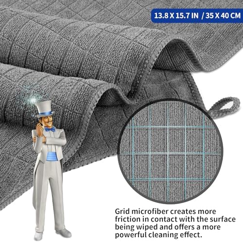 MR.SIGA Microfiber Cleaning Cloths, All Purpose Cleaning Towels - Image 2