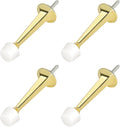 HOMOTEK 4 Pack Heavy Duty Solid Rigid Door Stop by HOMOTEK