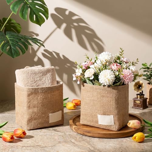 2PCS Small Wall Basket, Woven Wall Hanging Basket - Image 5
