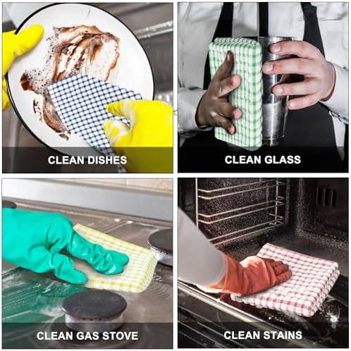 Nialnant 8 Pack Dish Cloths for Washing Dishes, Super Soft & Absorbent - Image 5