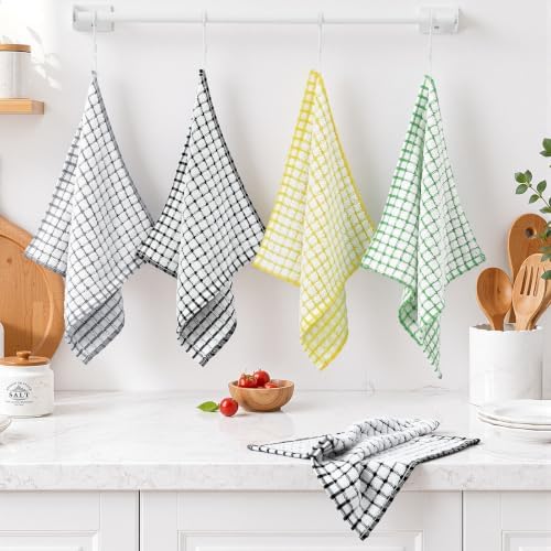Homaxy 8 Pack Terry Kitchen Dish Cloths - Image 6