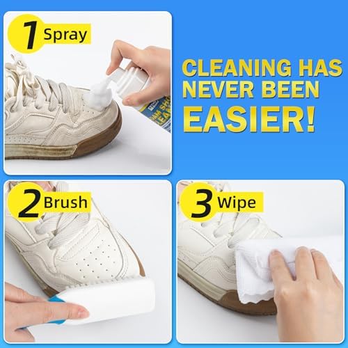 Shoe Cleaner Kit – Fast Dirt And Stain Removal, Anti-Yellowing Care - Image 5