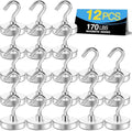 TRYMAG Magnetic Hooks for Cruise Cabins, 12 Pack by TRYMAGMagnets