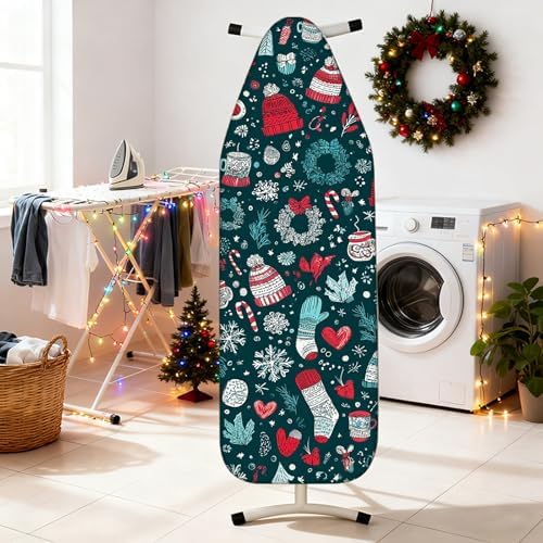 Nuxovilar Winter Hats Mittens Ironing Board Cover 15x54 Polyester - Image 2