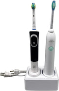 2 Slot Family Electric Toothbrush Charger Holder and Bathroom Organizer by Unknown