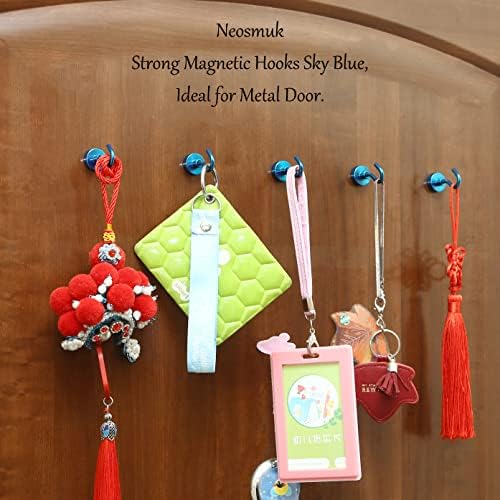 Neosmuk Magnetic Hooks Cruise Ship Essential, 30lb+ RoyalBlue, 5 Pack - Image 5