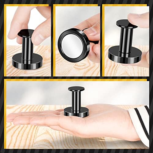 3Pcs Magnetic Hooks, 150lb Black Magnetic Hooks - Image 2