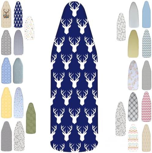 Insulated Mini Ironing Board Cover and Pad 11.8x35.4-15.7x43.3 Inch, 100% by Unknown