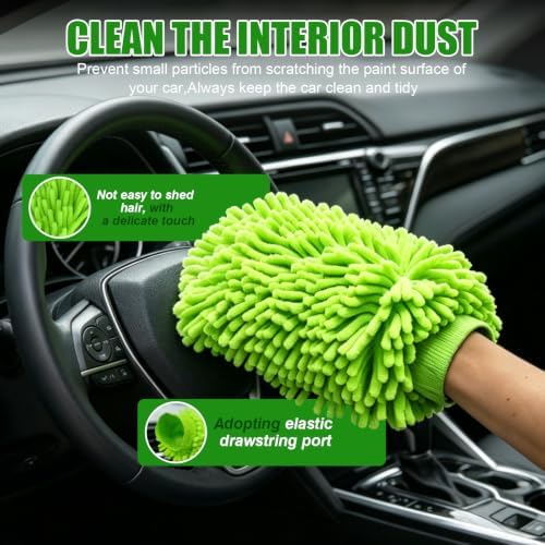 6PCS Microfiber Car Wash Mitt - Image 6