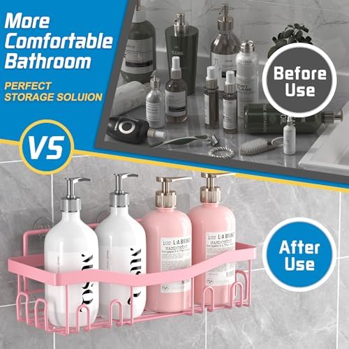 Youvip Adhesive Shower Caddy, No Drilling Bath Organizers 5 Pack, Rustproof - Image 6