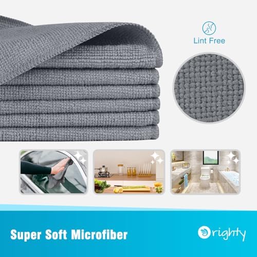Orighty Microfiber Cleaning Cloth, Cleaning Rags, 24 Pack, 12x11 in - Image 2