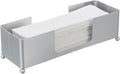 MyGift Modern Silver Tone Metal Tabletop Folded Paper Towel Dispenser by MyGiftHome