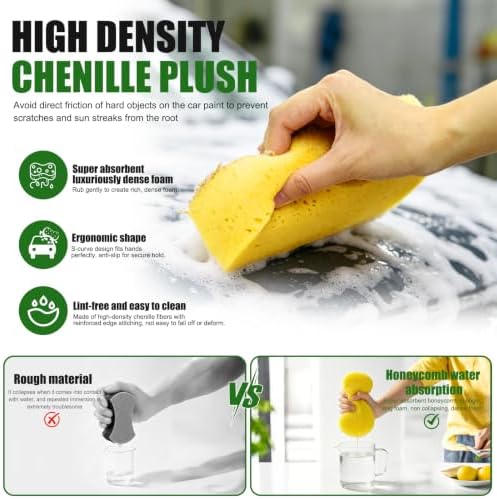 6PCS Microfiber Car Wash Mitt - Image 7