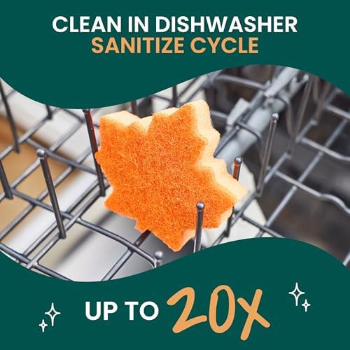 Scotch-Brite Leafy Clean Scrub Sponge, 1 Pack - Image 6