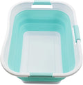 SAMMART 30L Collapsible Plastic Laundry Basket by SAMMART