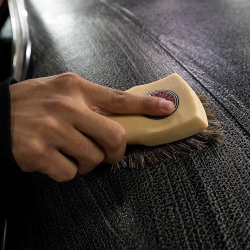 Chemical Guys Long Bristle Horse Hair Leather Cleaning Brush - Image 3