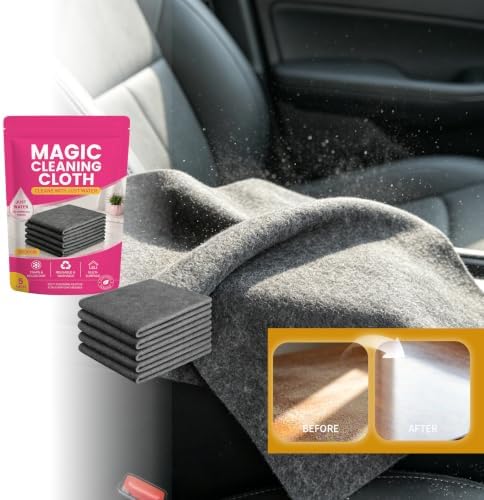 5 Pcs Thickened Magic Cleaning Cloth, Microfiber Streak Free Cleaning Cloths - Image 7