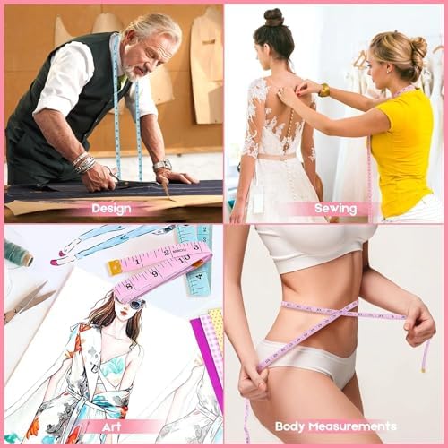 iBayam Soft Tape Measure 60" Double Scale Body & Sewing Tape - Image 4