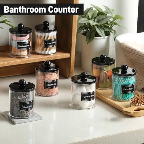 8 Pack Acrylic Qtip Holder Dispenser - Image 4