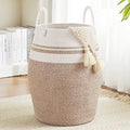 Extra Large Laundry Hamper Basket 105L Woven Blanket Basket by Fionasmagic