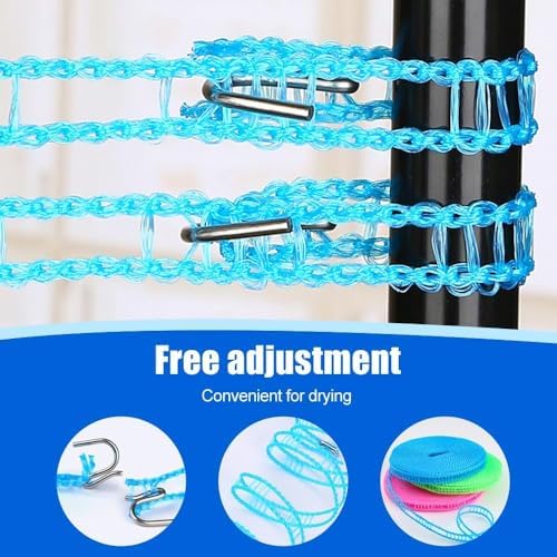 Windproof Non-Slip Clothesline 32 Ft, Portable Clothesline - Image 4